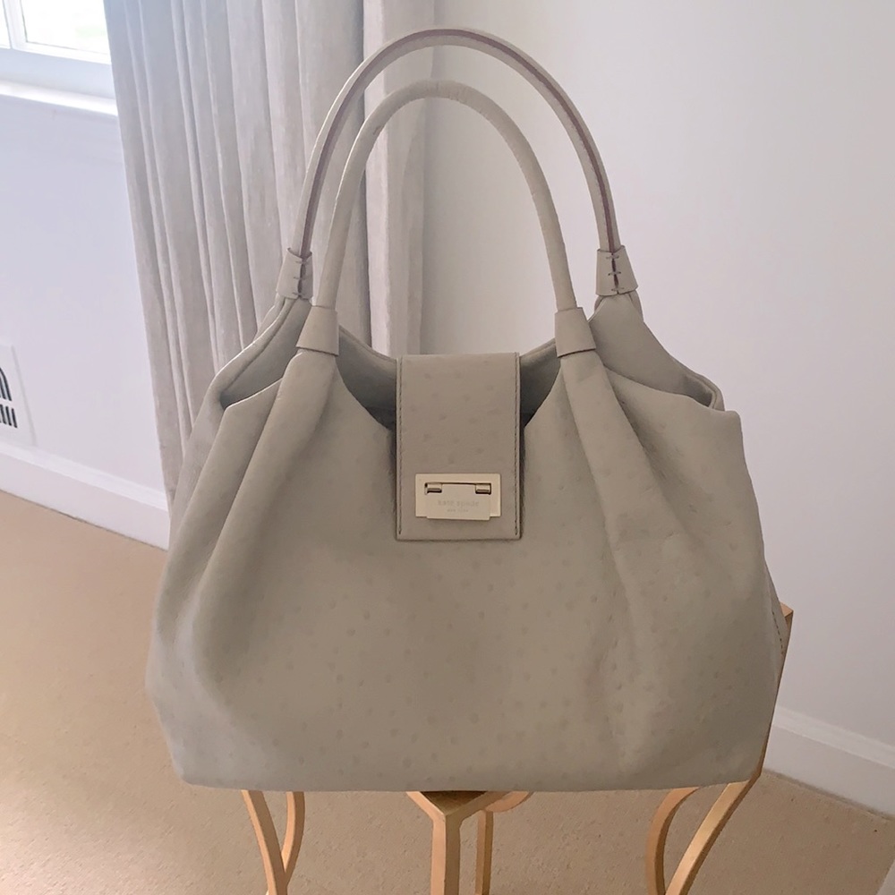 Kate Spade Gray Leather Purse